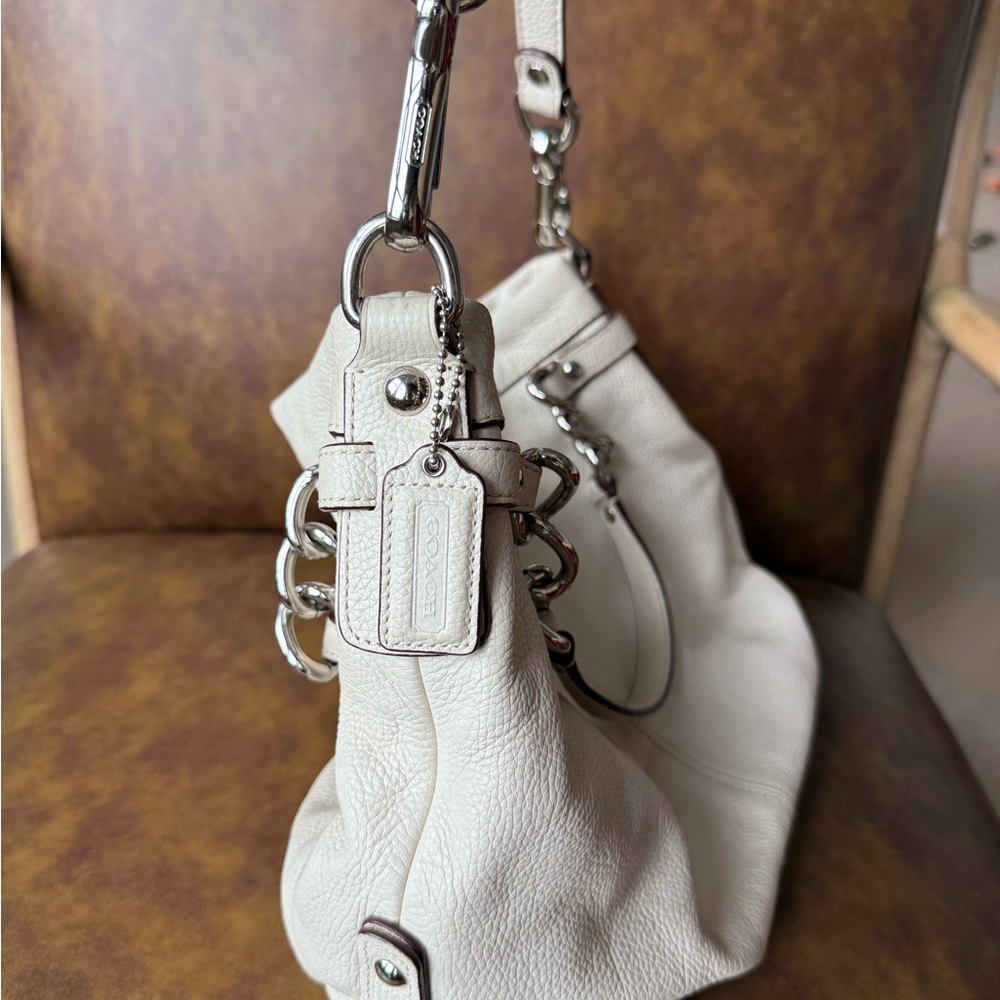 Authentic Coach Brooke Hobo bag with Silver hardware